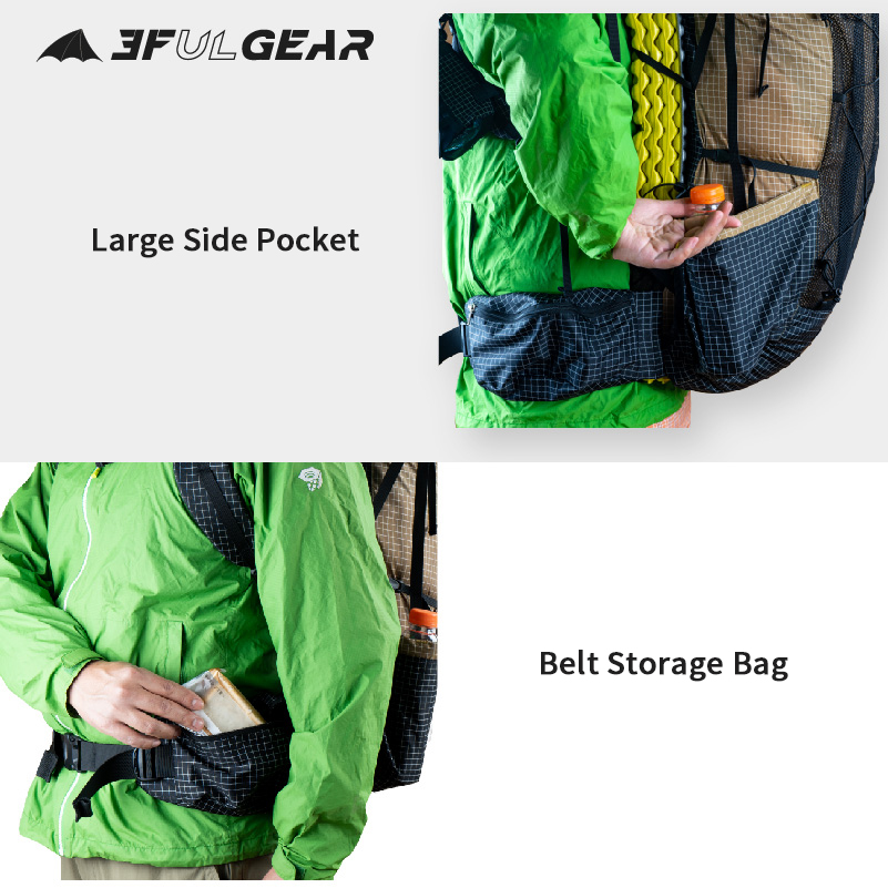 3F UL GEAR QIDIAN Pro 46 + 10L - Outdoor Sport Climbing Gear recensione e prezzo