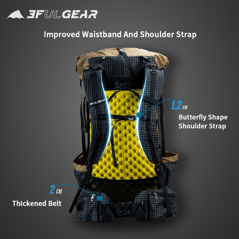 3F UL GEAR QIDIAN Pro 46 + 10L - Outdoor Sport Climbing Gear recensione e prezzo